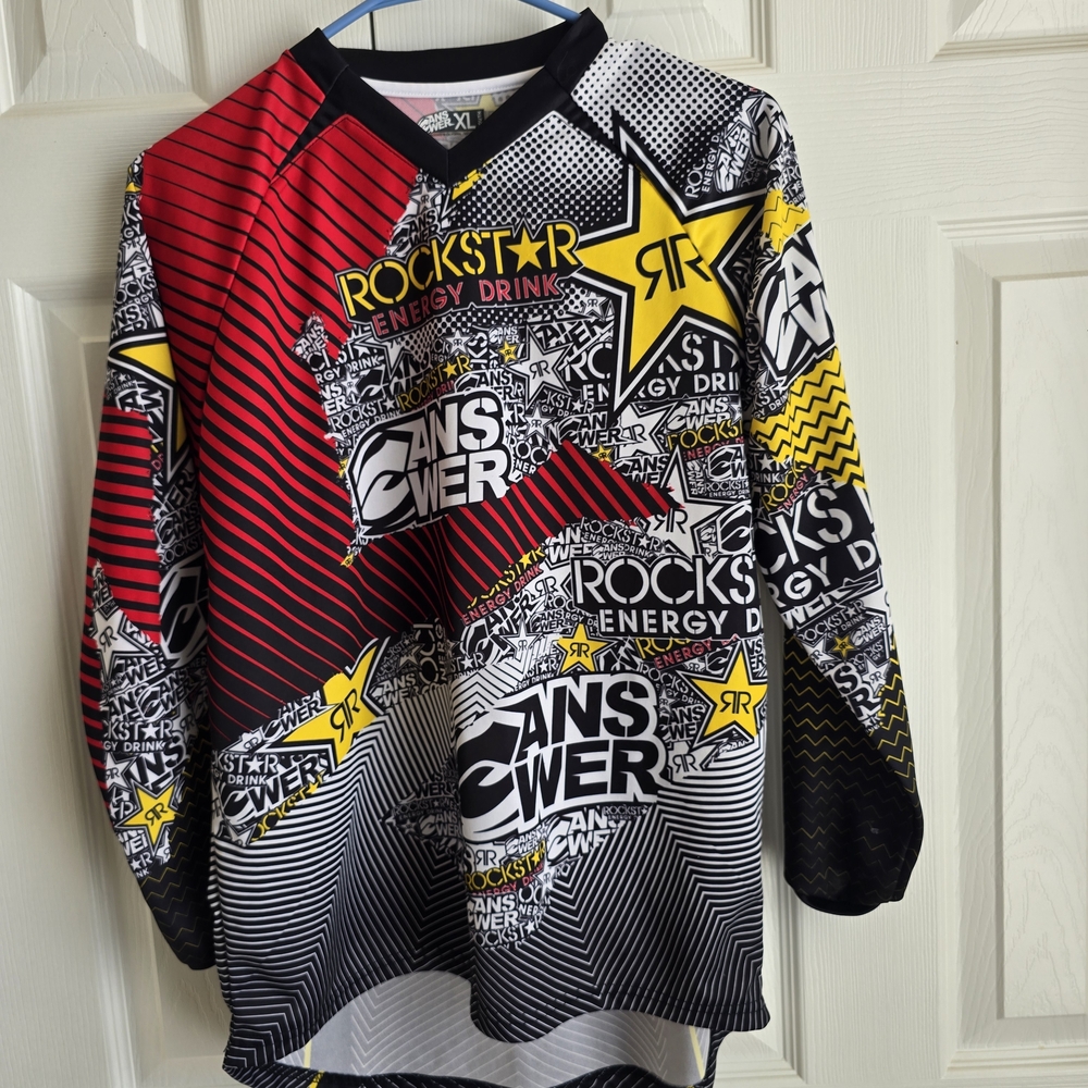 Kids Graphic Shirt - Red, Yellow, Black